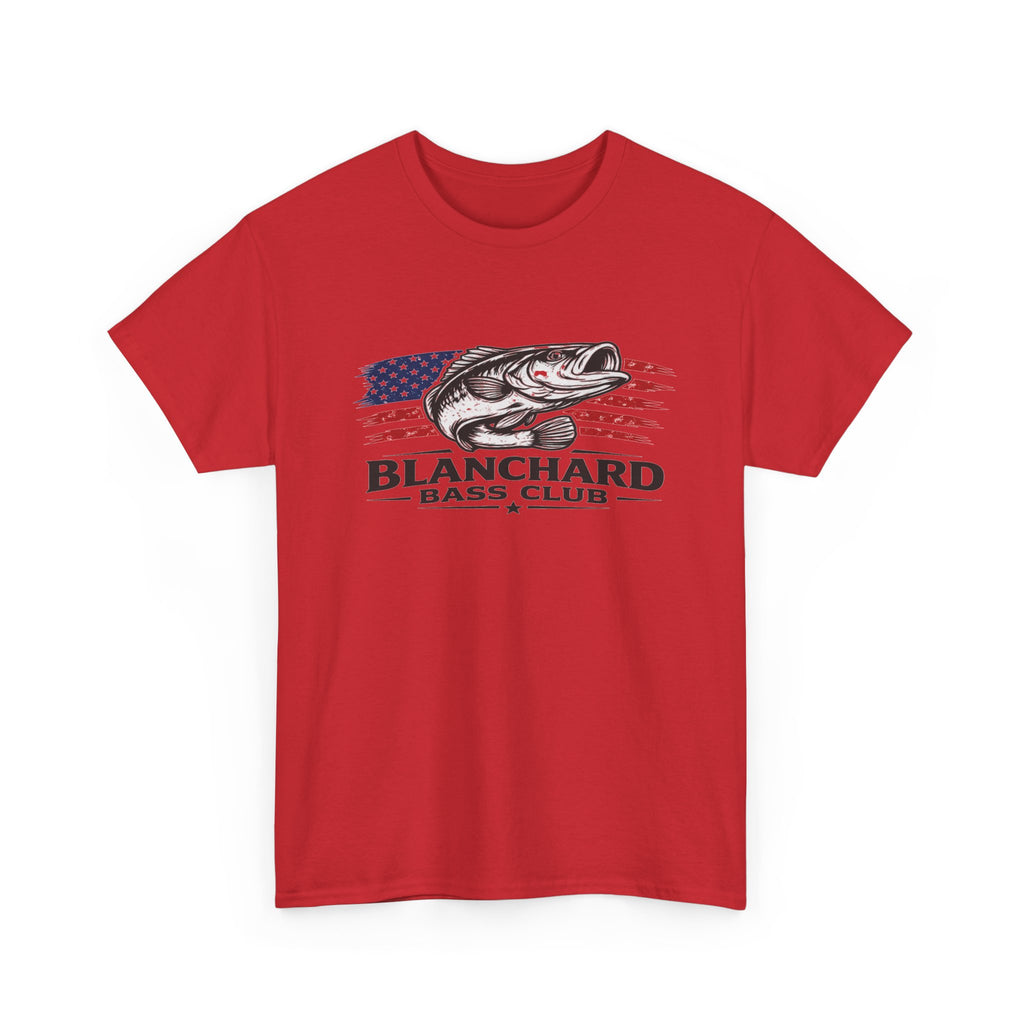 Blanchard Bass Club T-Shirt – American Flag Fishing Tee