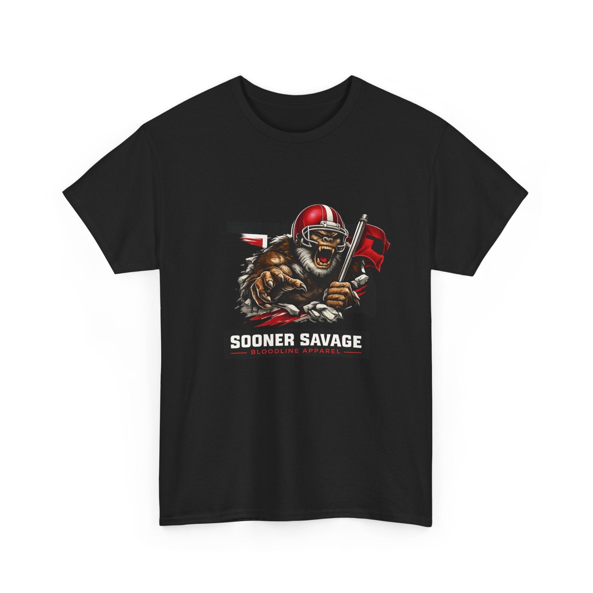 Sooner Savage Tee — Football Mascot Graphic T-Shirt