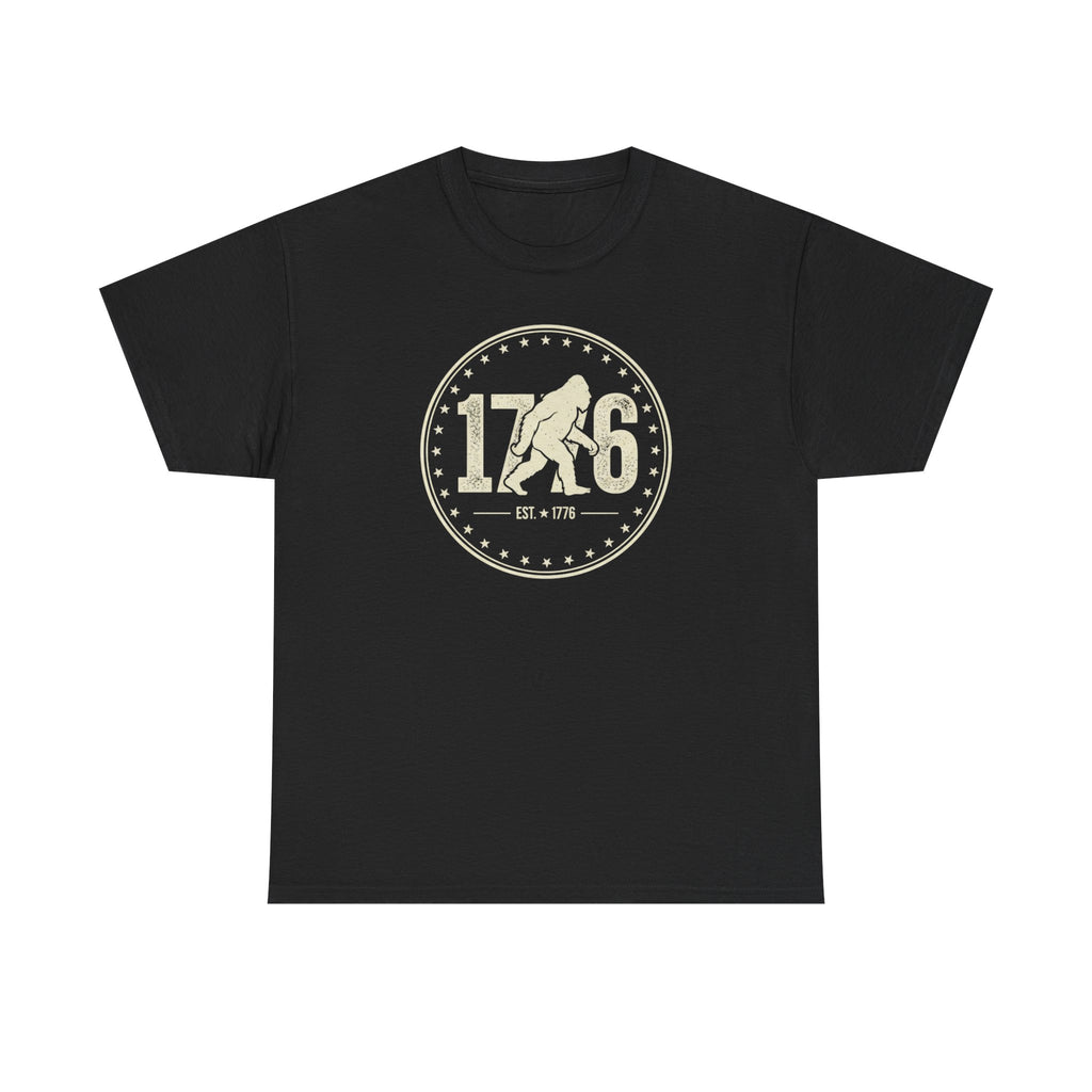 1766 Bigfoot Logo T-Shirt — Vintage Sasquatch Est. Design