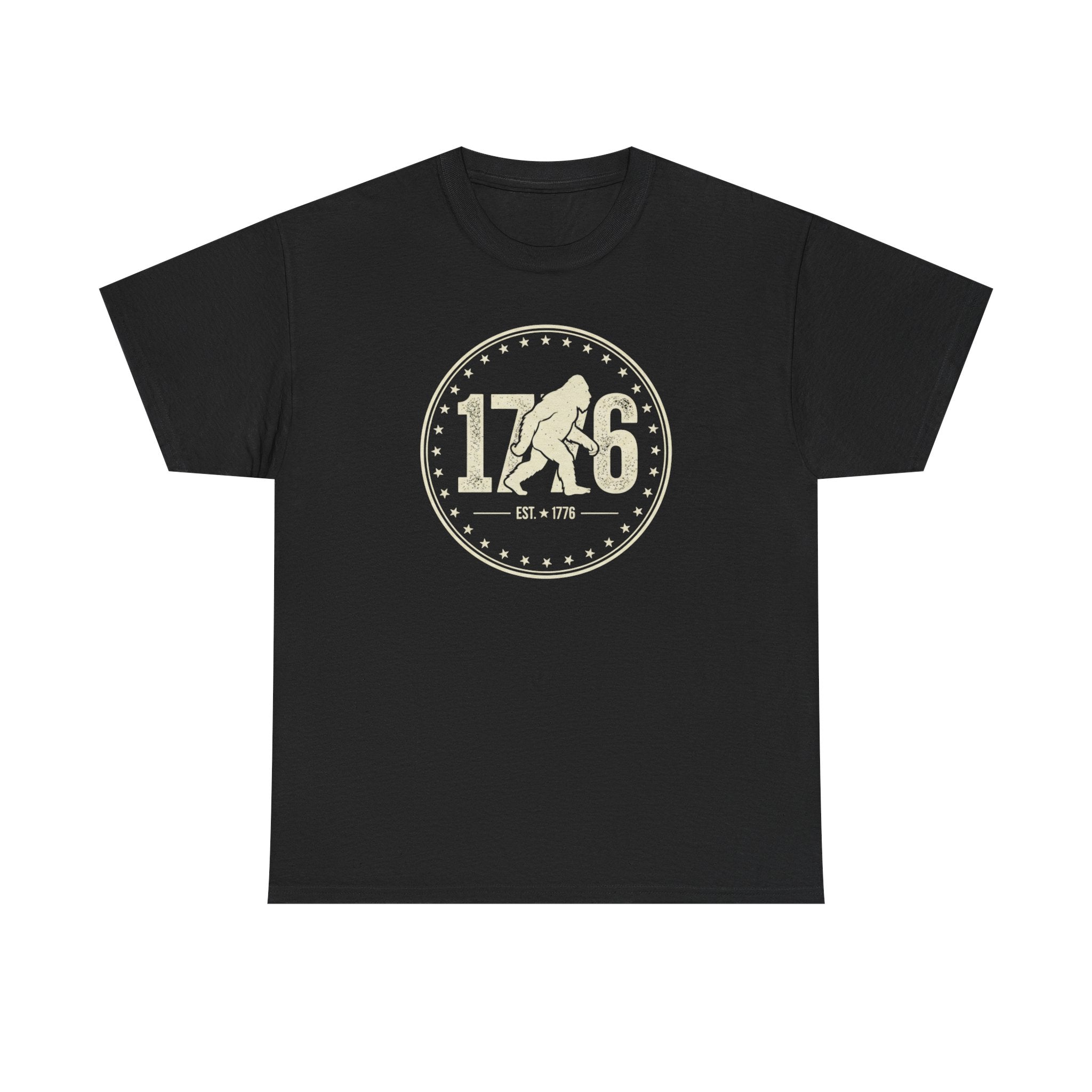 1766 Bigfoot Logo T-Shirt — Vintage Sasquatch Est. Design