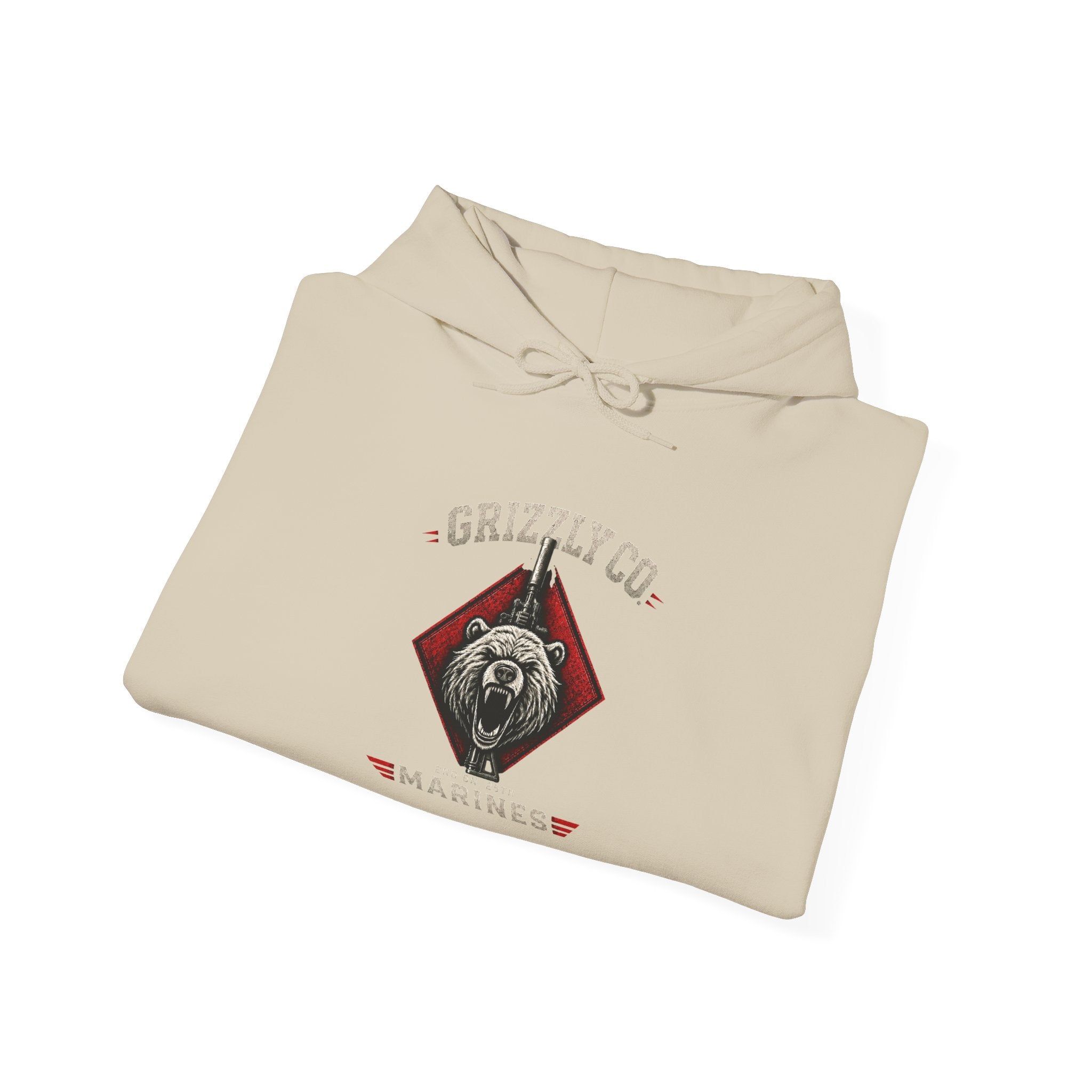 Bear Crest Hoodie - 'Let Him Run Wild' Graphic Pullover