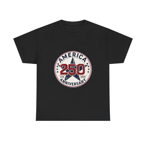250th America Anniversary T-Shirt — Patriotic USA Independence Celebration Tee
