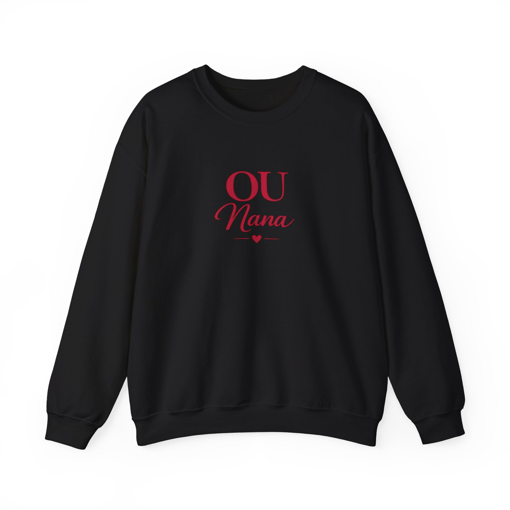 OU Nana Crewneck Sweatshirt — Cute Grandma Gift, Mom/Grandparent Shirt