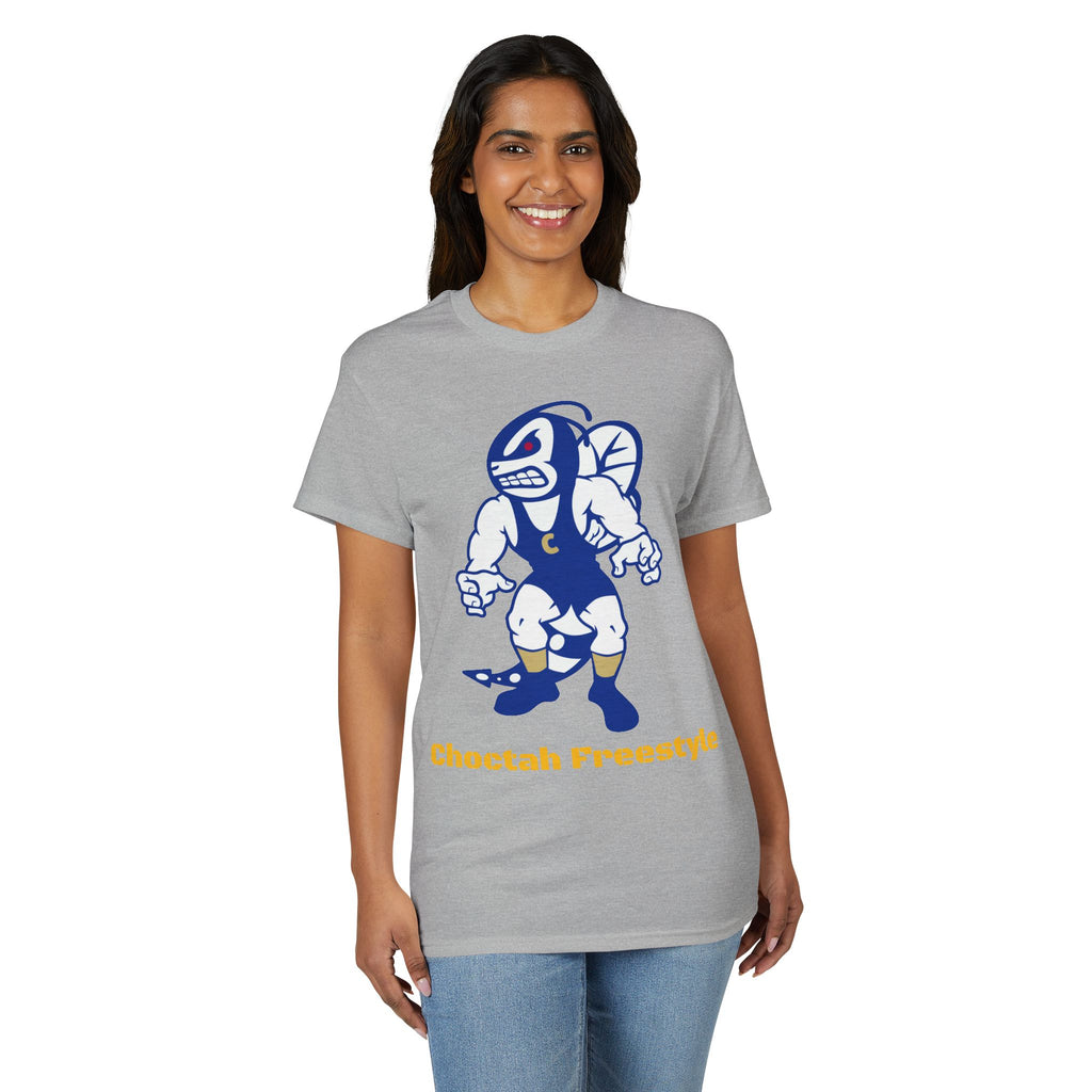 Wrestling Mascot T-Shirt — “Choctah Freestyle” School Spirit Tee