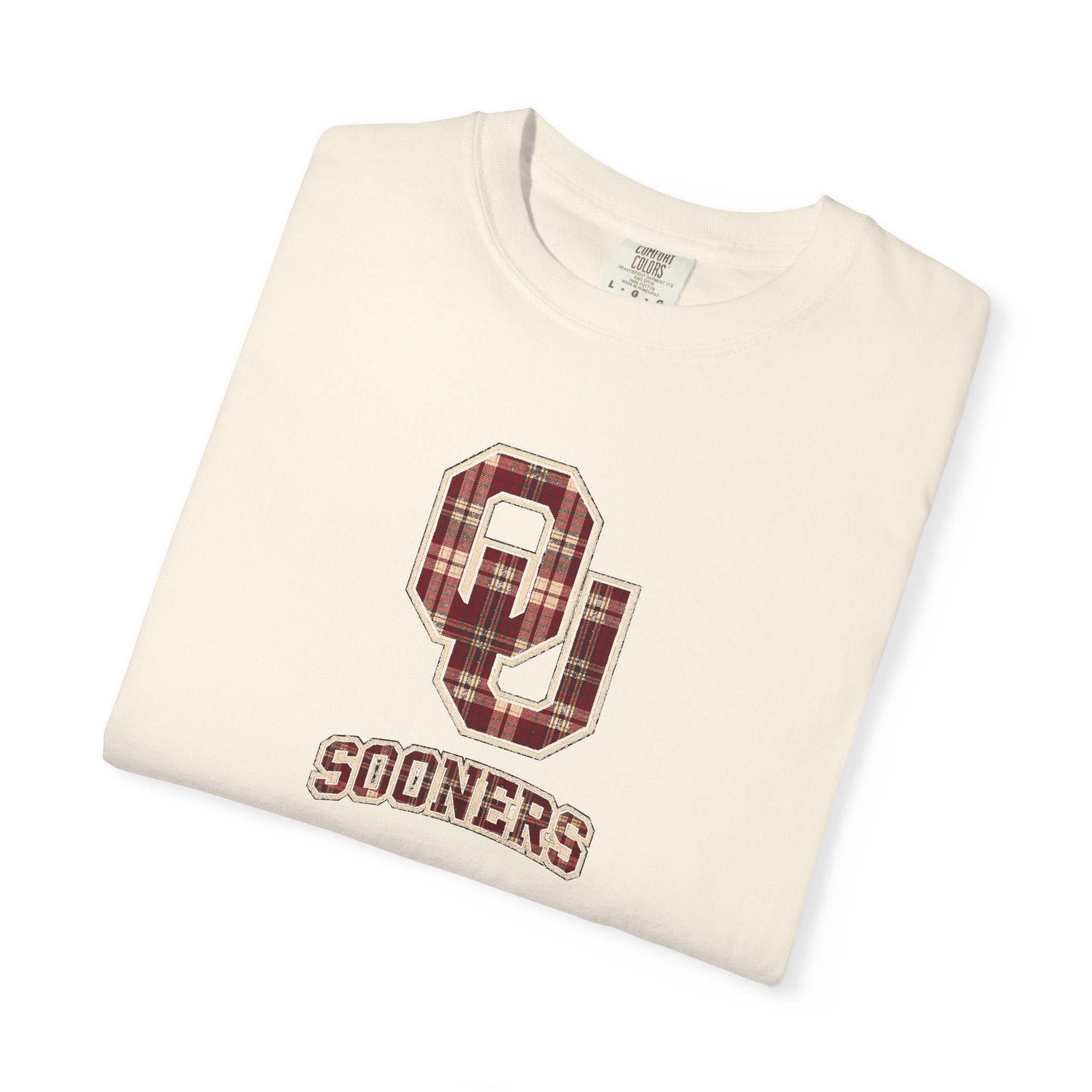 Sooners Plaid Logo T-Shirt