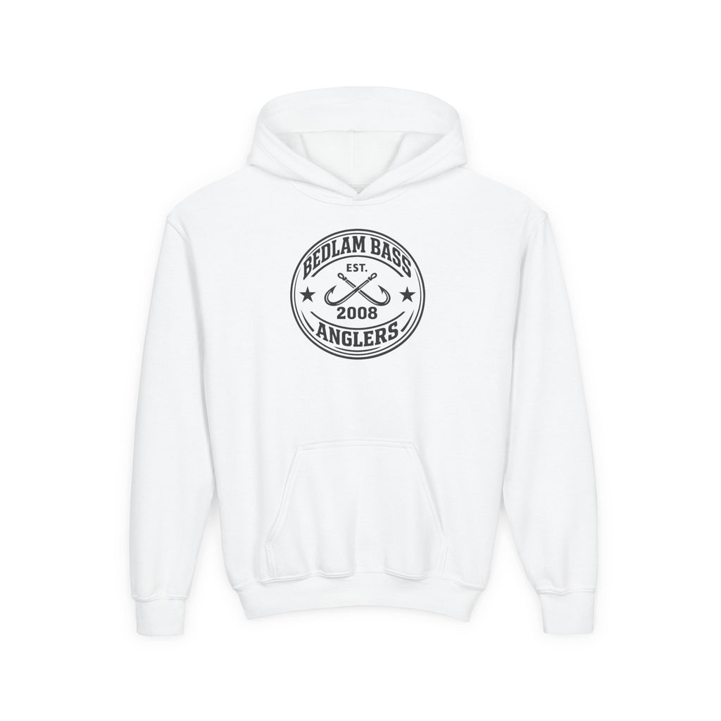 Youth Hoodie — Bedlam Bass Anglers 2008 Fishing Logo