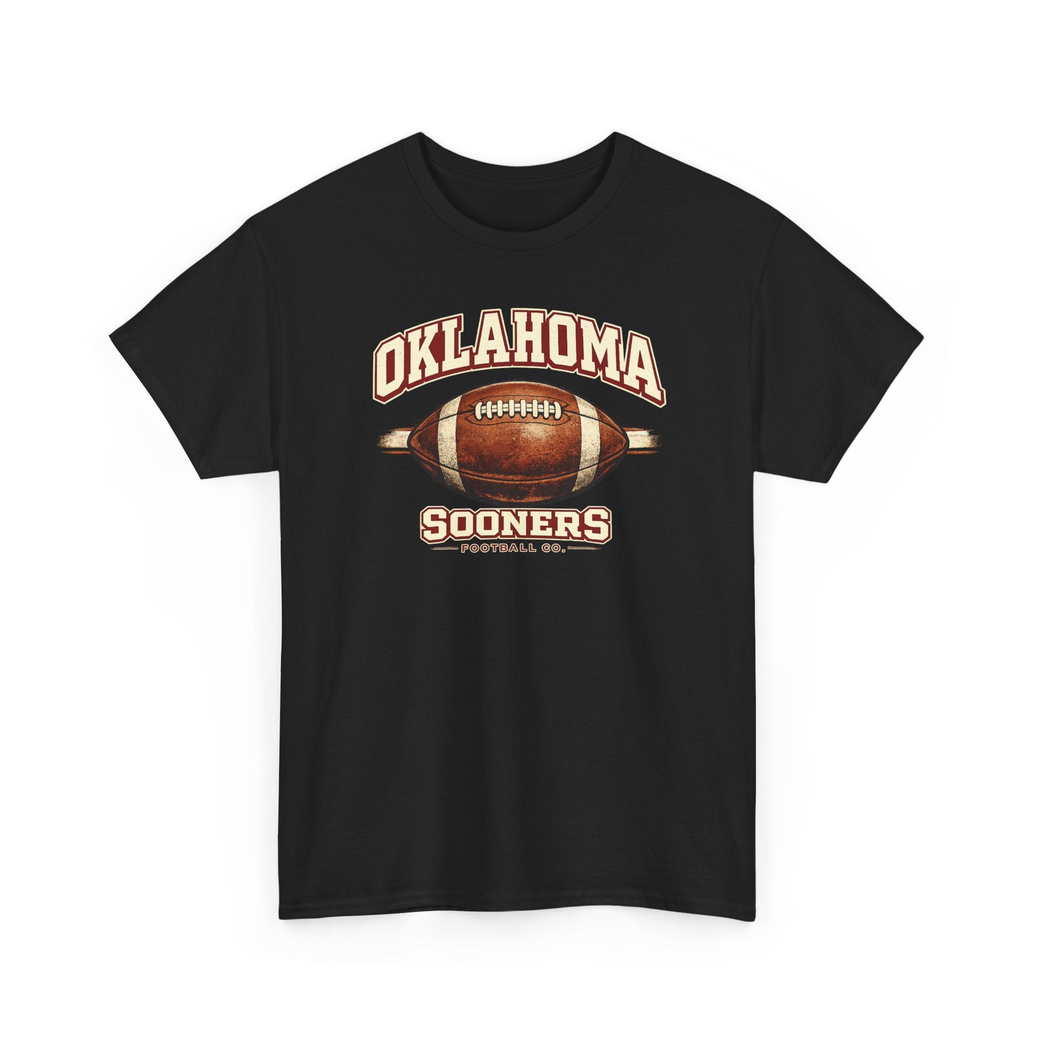 Oklahoma Sooners Football T-Shirt — Vintage Football Graphic Tee