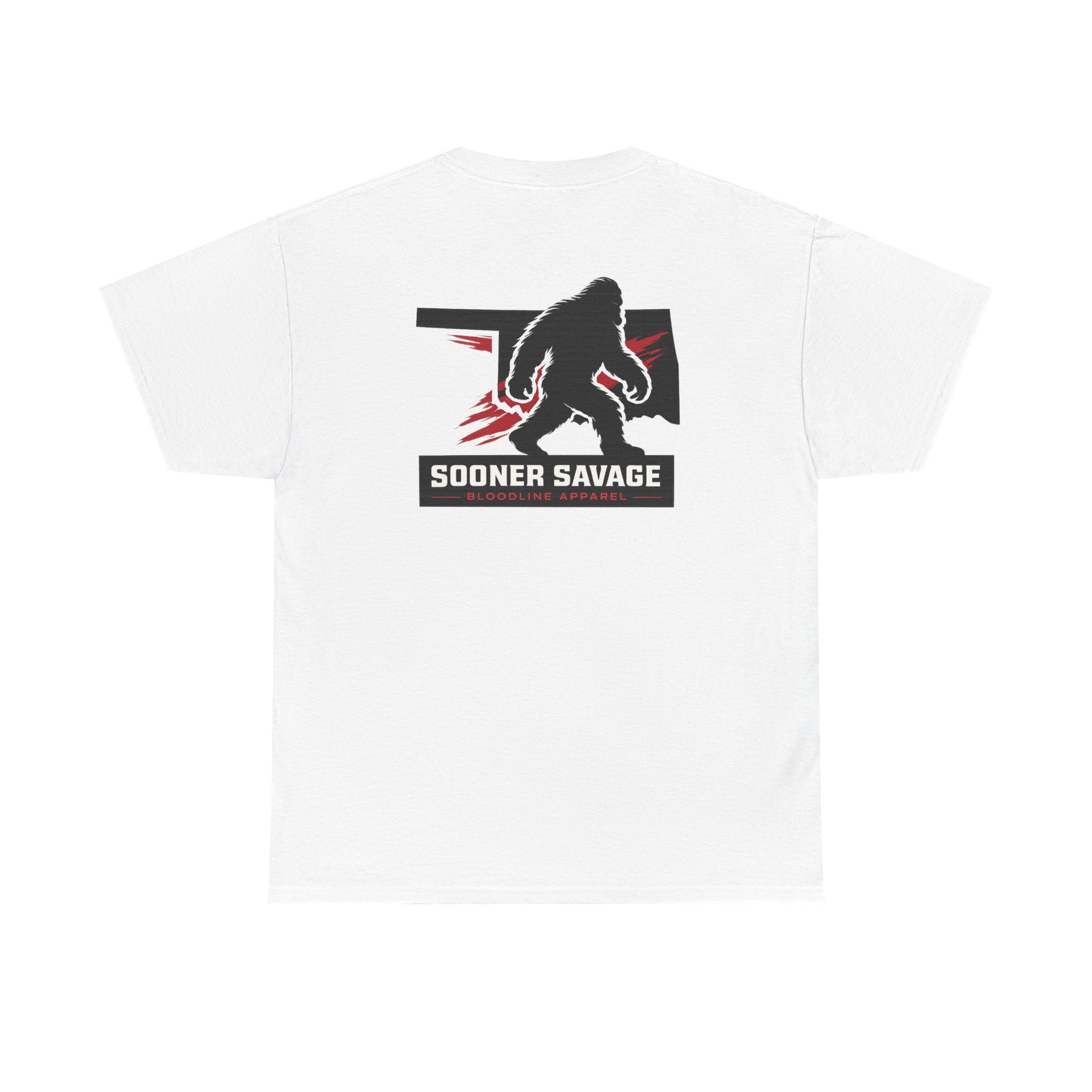 Sooner Savage Oklahoma T‑Shirt — Bigfoot State Silhouette Tee