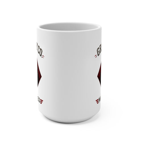 15oz Ceramic Mug — Tactical Bear Emblem “2nd BN 25th MAR” Military Coffee Cup