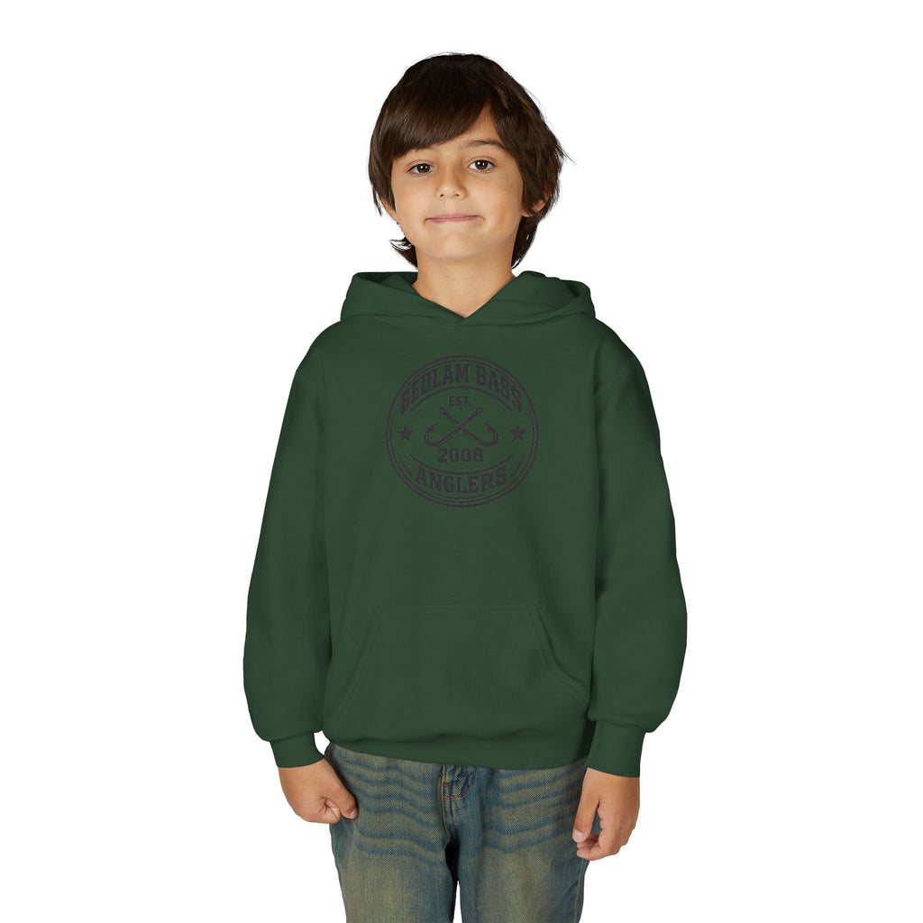 Youth Hoodie — Bedlam Bass Anglers 2008 Fishing Logo