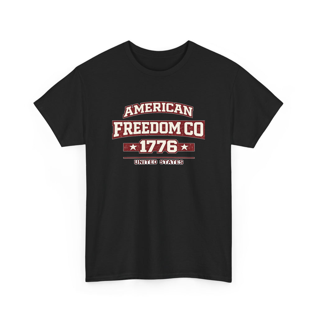 Patriotic 'American Freedom Co. 1776' Tee - 4th of July Vintage USA Shirt