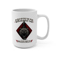 15oz Ceramic Mug — Tactical Bear Emblem “2nd BN 25th MAR” Military Coffee Cup