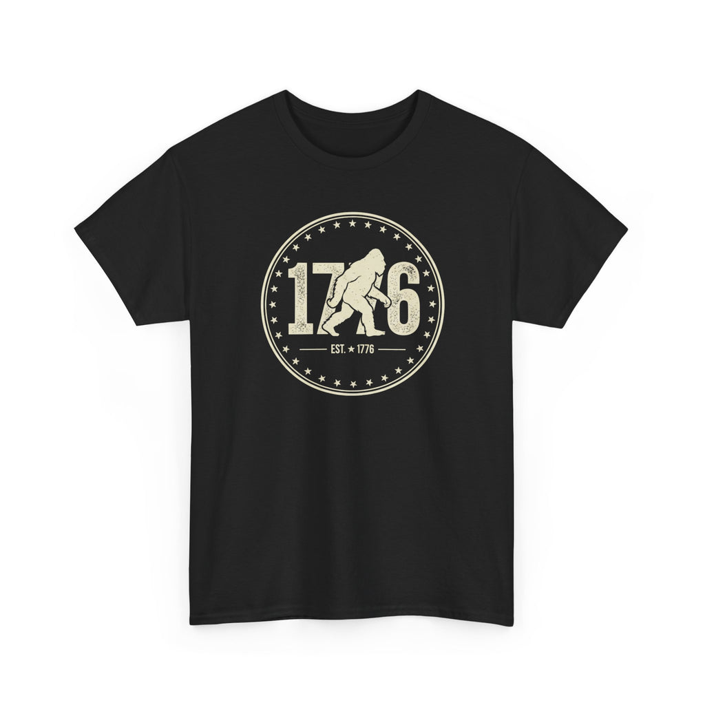 1766 Bigfoot Logo T-Shirt — Vintage Sasquatch Est. Design