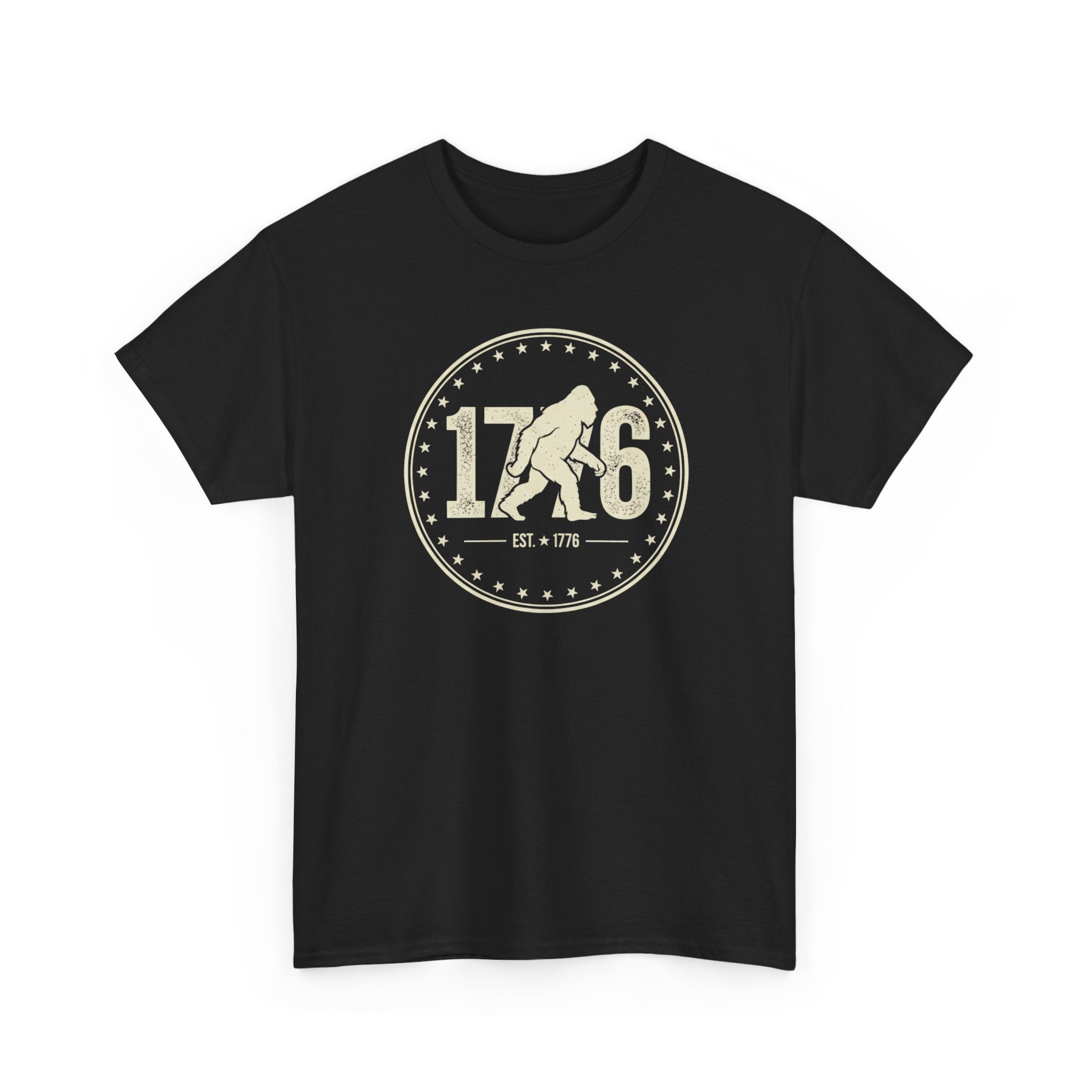 1766 Bigfoot Logo T-Shirt — Vintage Sasquatch Est. Design