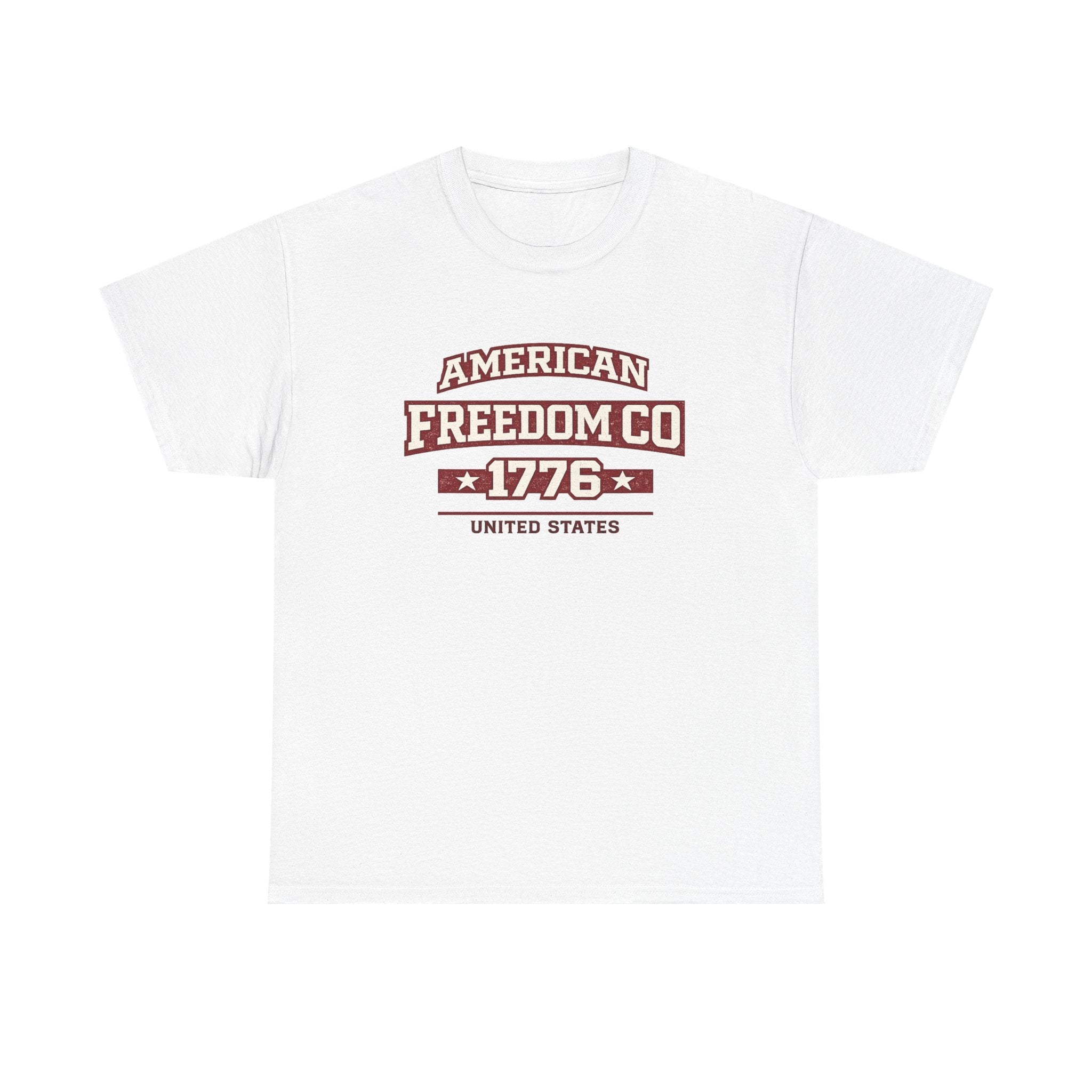 Patriotic 'American Freedom Co. 1776' Tee - 4th of July Vintage USA Shirt