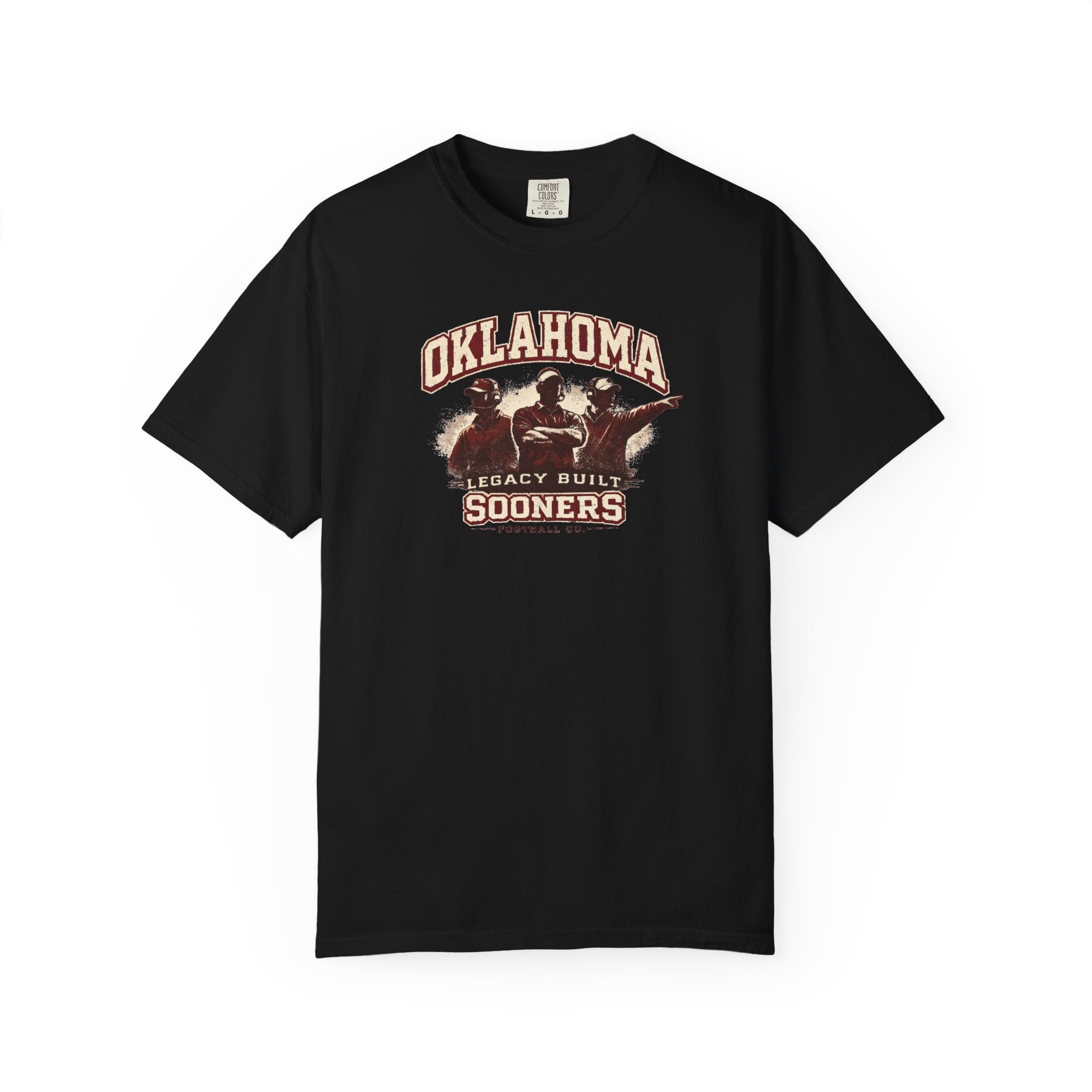 Oklahoma Sooners Vintage Graphic T-Shirt – "Legacy Built" Collegiate Tee