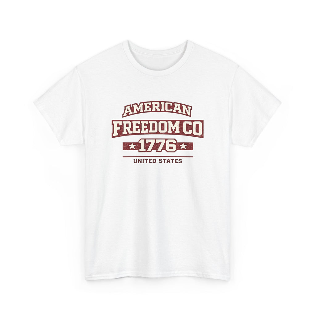Patriotic 'American Freedom Co. 1776' Tee - 4th of July Vintage USA Shirt