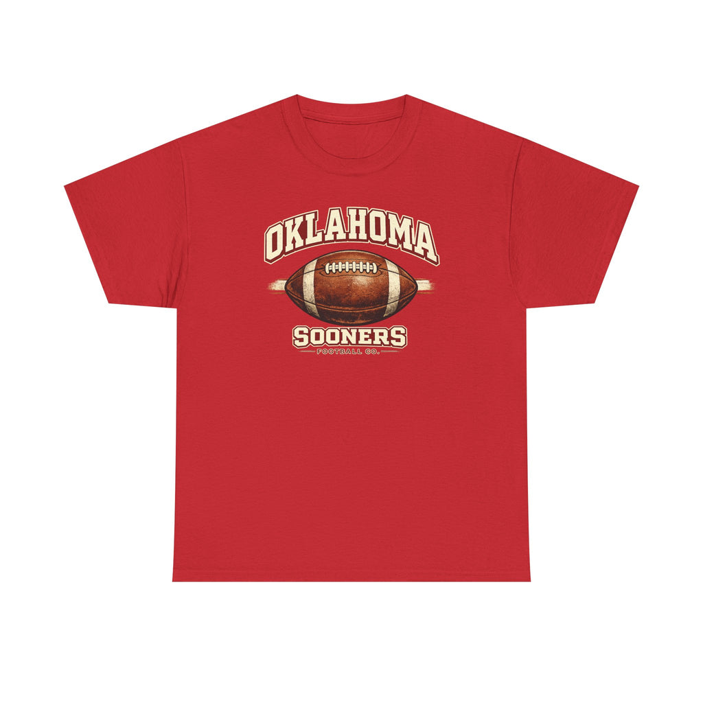 Oklahoma Sooners Football T-Shirt — Vintage Football Graphic Tee