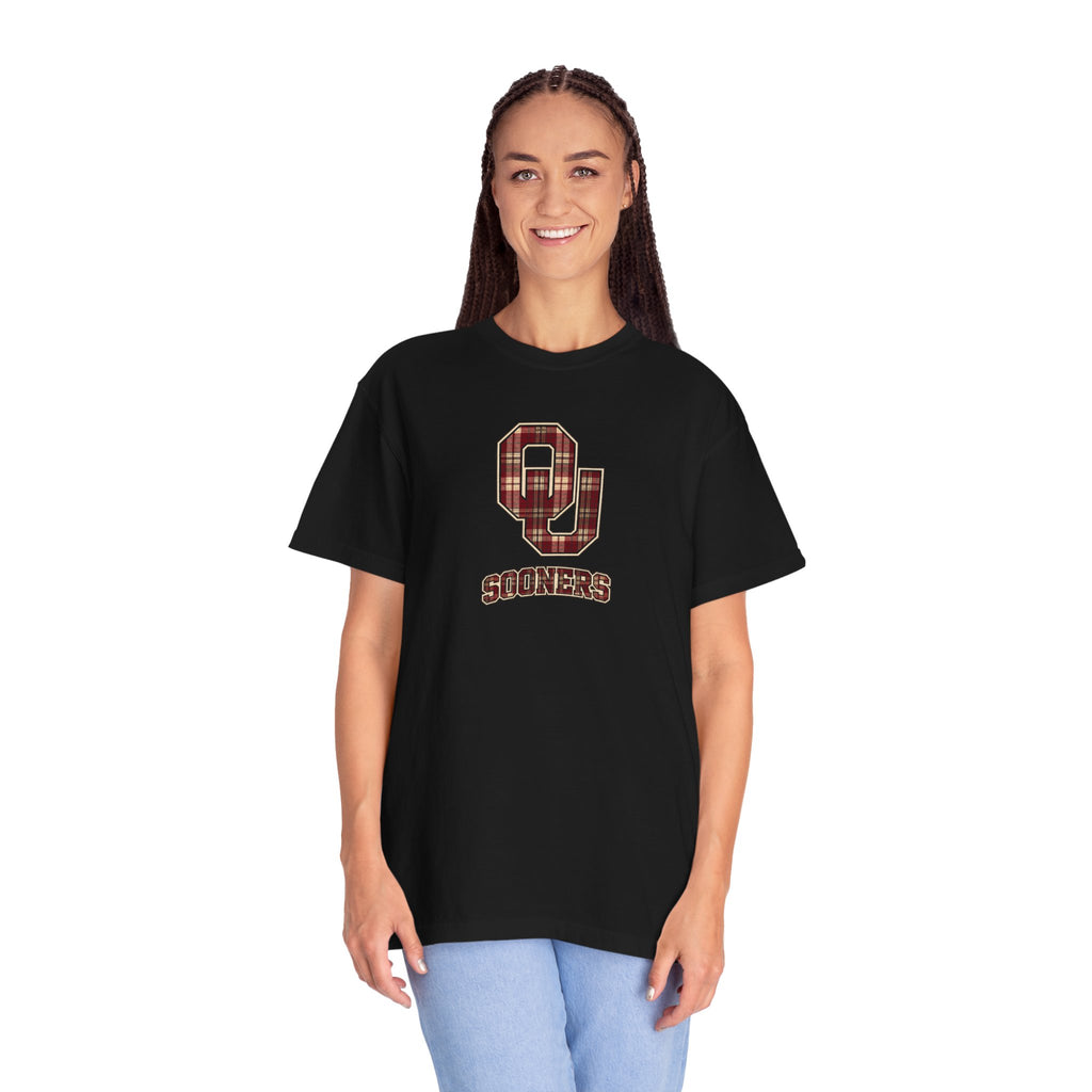 Sooners Plaid Logo T-Shirt