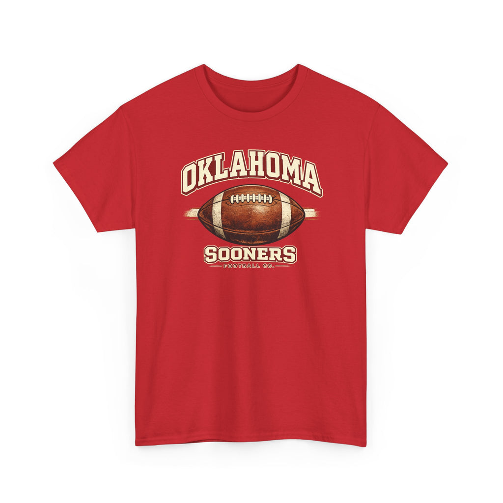 Oklahoma Sooners Football T-Shirt — Vintage Football Graphic Tee
