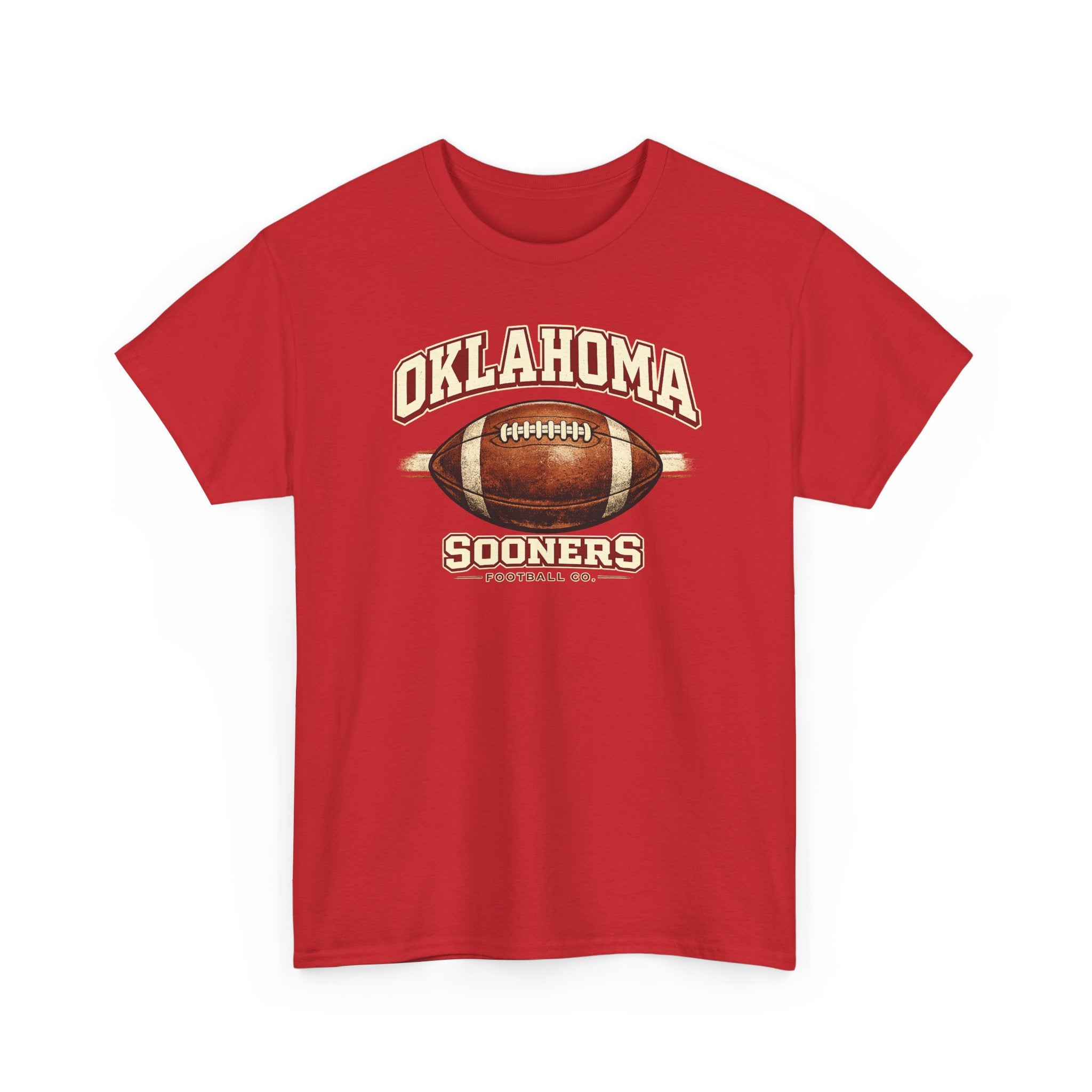 Oklahoma Sooners Football T-Shirt — Vintage Football Graphic Tee