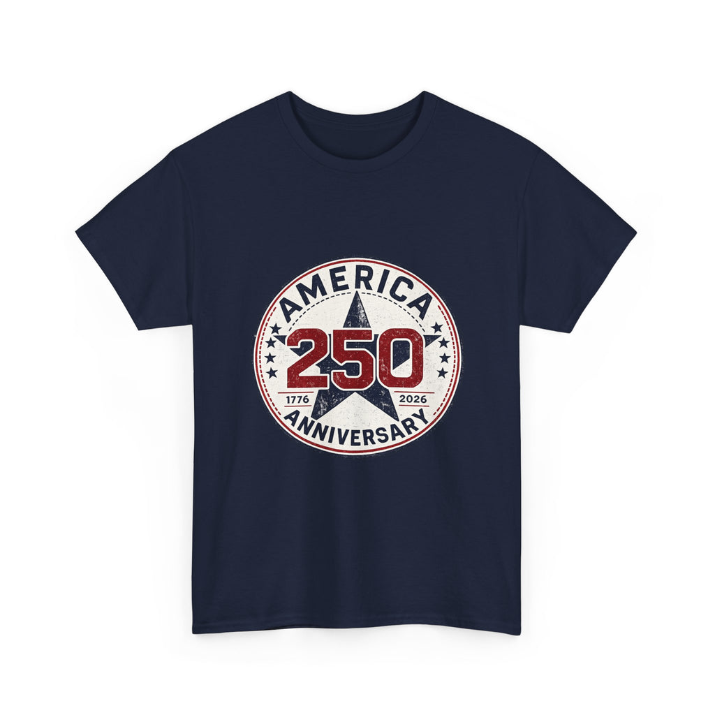 250th America Anniversary T-Shirt — Patriotic USA Independence Celebration Tee