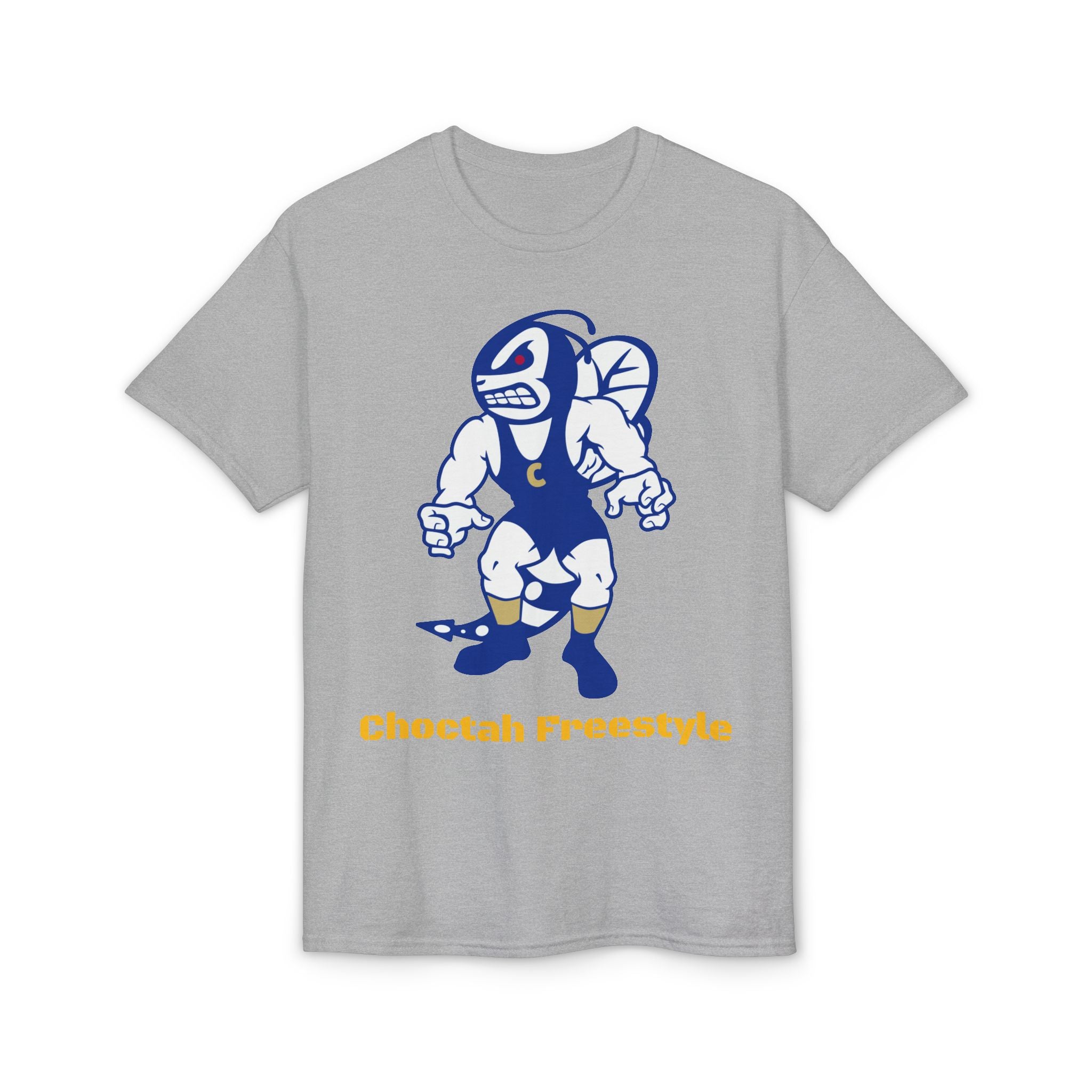 Wrestling Mascot T-Shirt — “Choctah Freestyle” School Spirit Tee