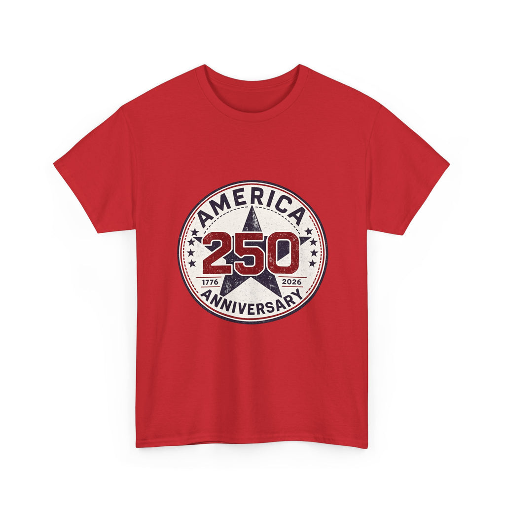 250th America Anniversary T-Shirt — Patriotic USA Independence Celebration Tee