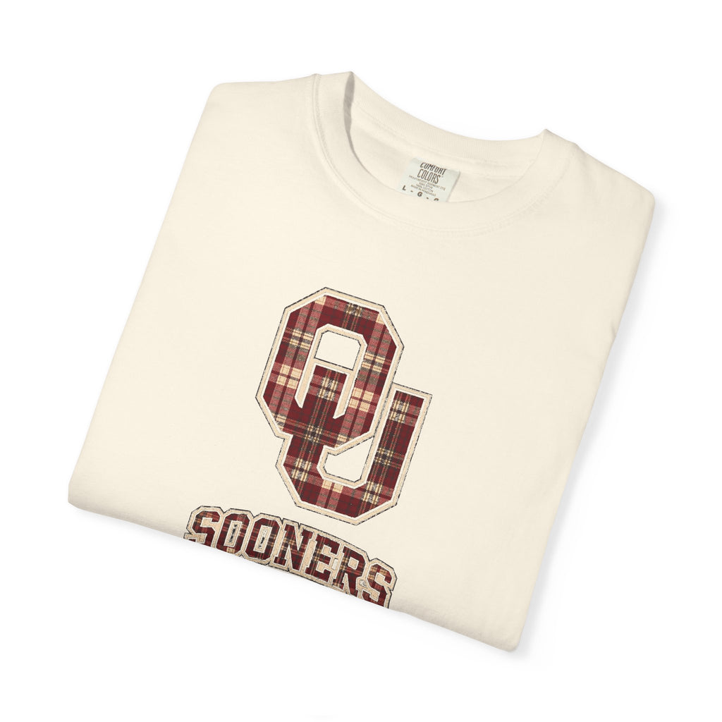 OU Sooners Plaid Logo T-Shirt