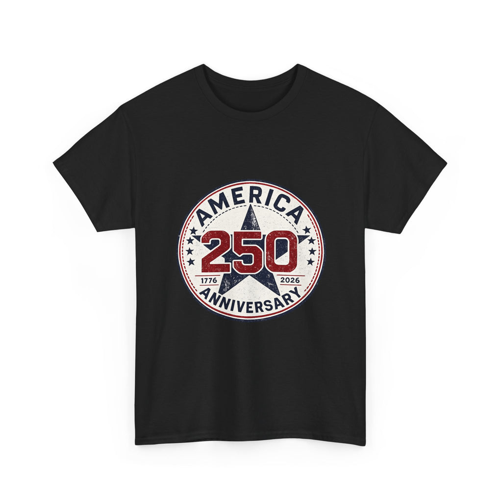 250th America Anniversary T-Shirt — Patriotic USA Independence Celebration Tee
