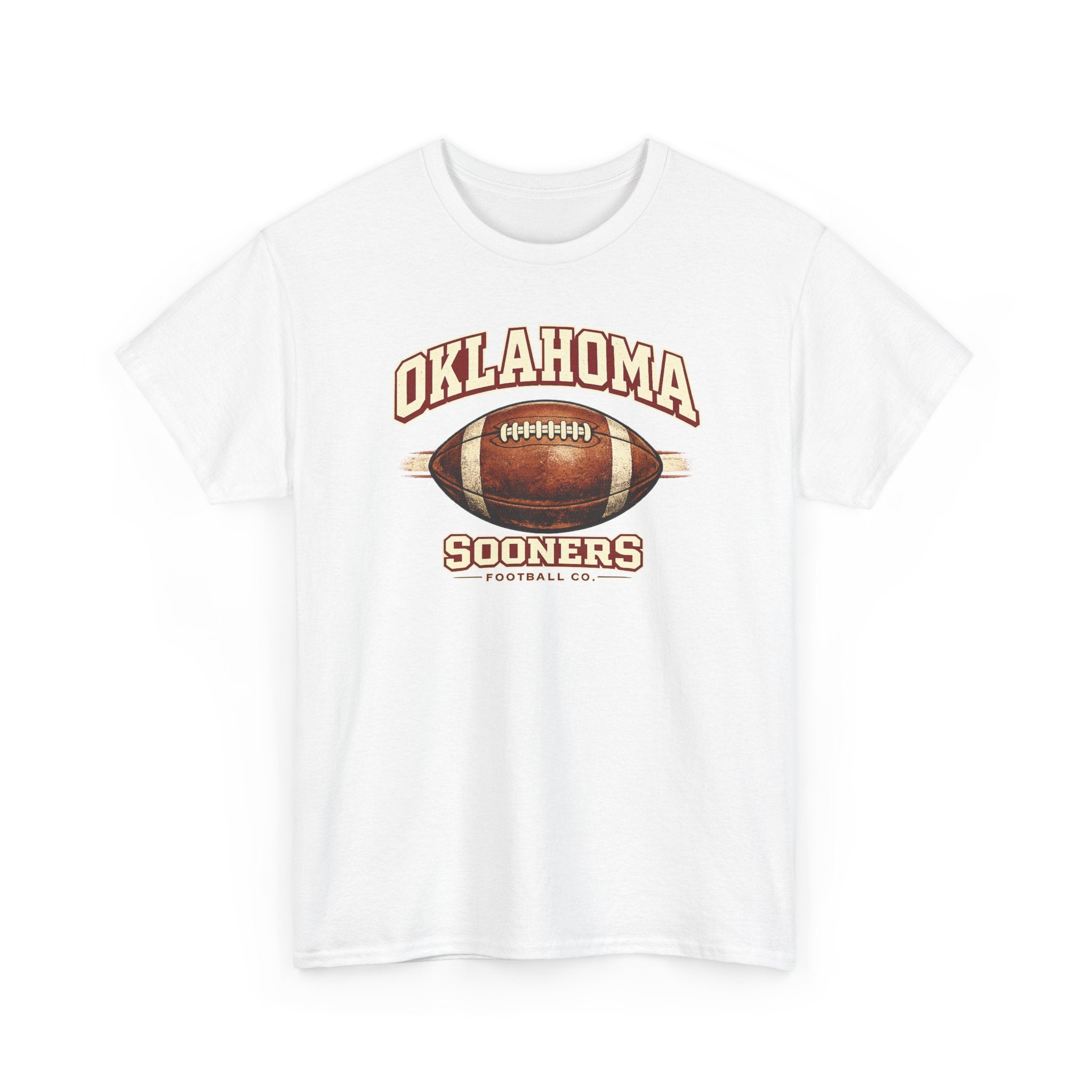 Oklahoma Sooners Football T-Shirt — Vintage Football Graphic Tee