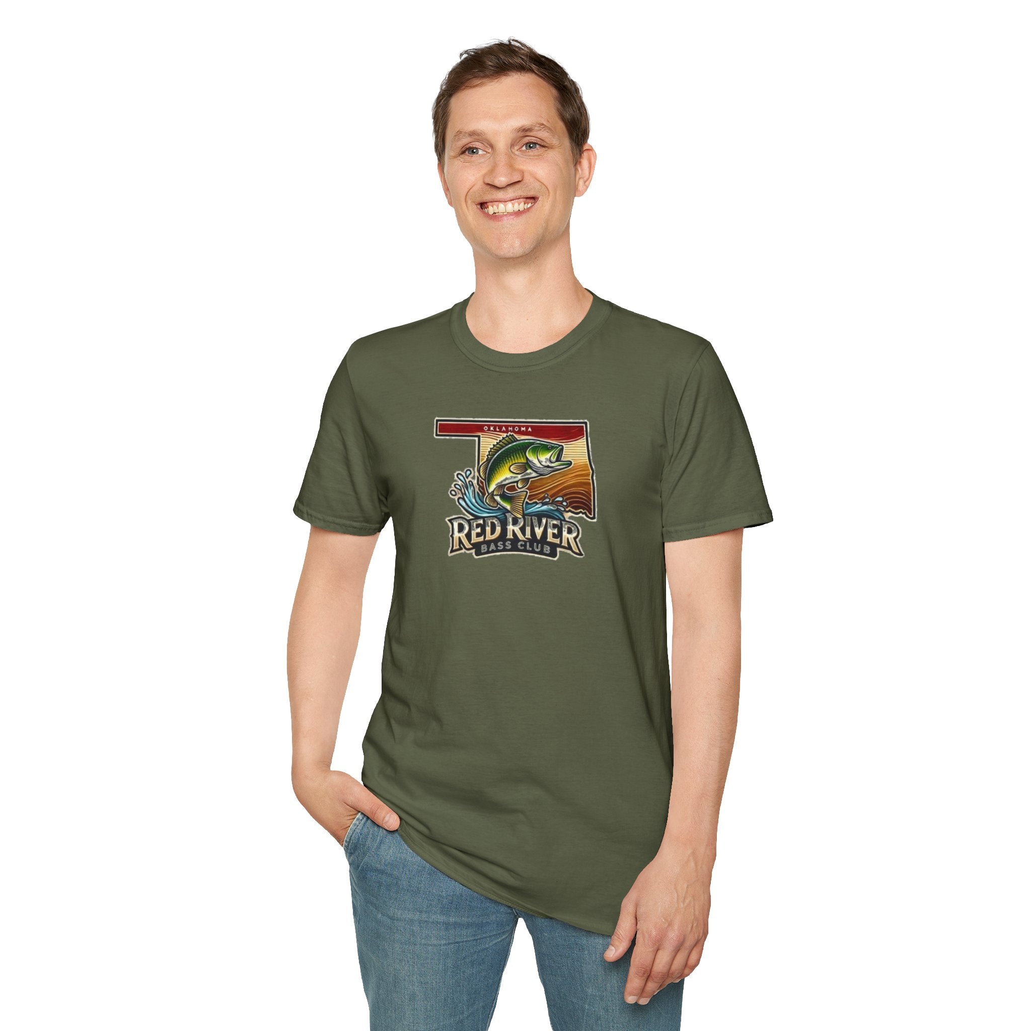 Red River Bass Club T-Shirt — Vintage Fishing Tee