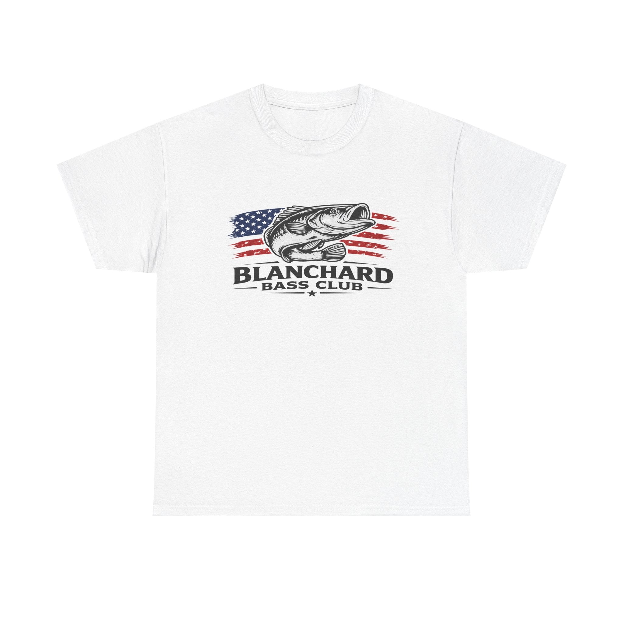Blanchard Bass Club T-Shirt – American Flag Fishing Tee