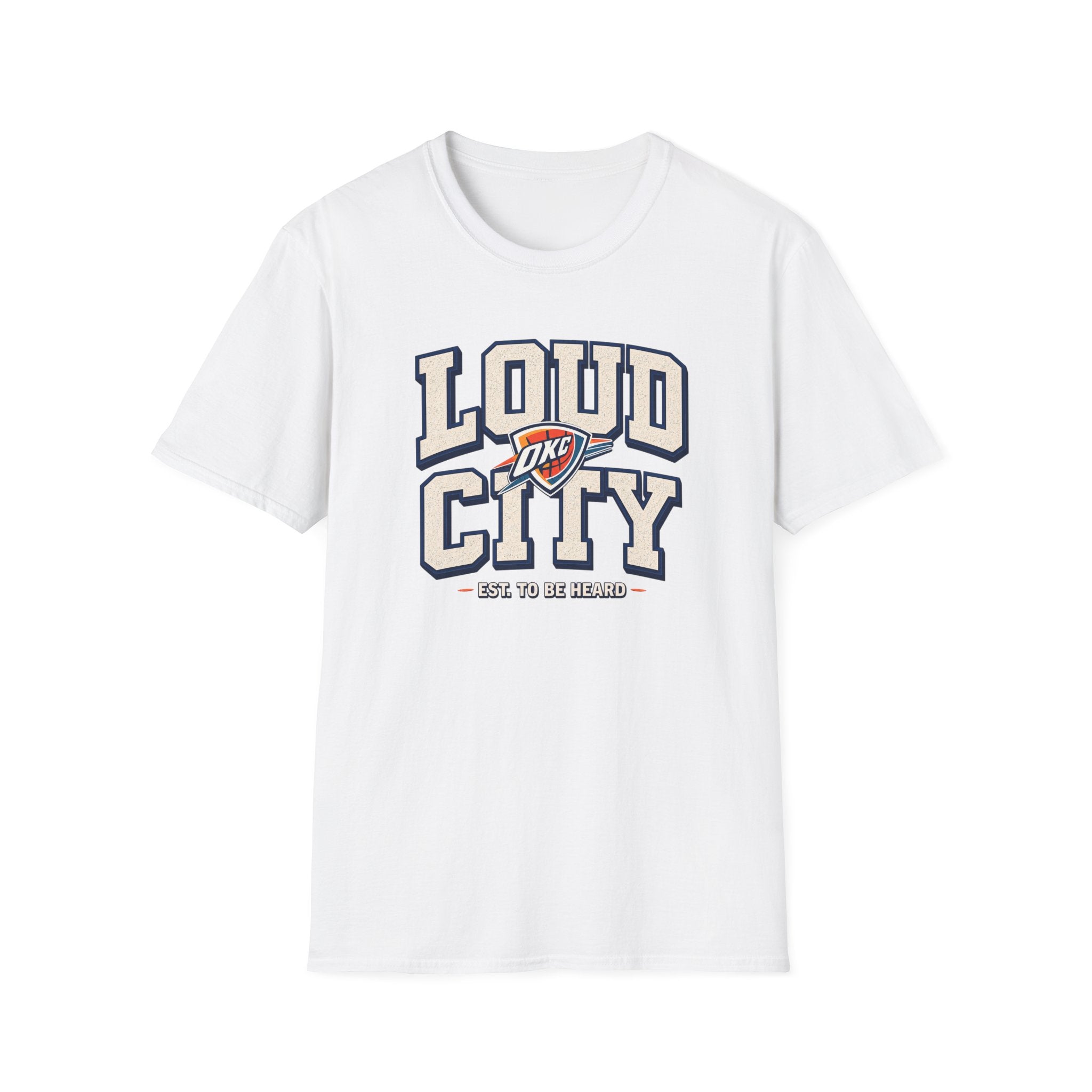 Loud City OKC Graphic T-Shirt — Retro Sports Fan Tee
