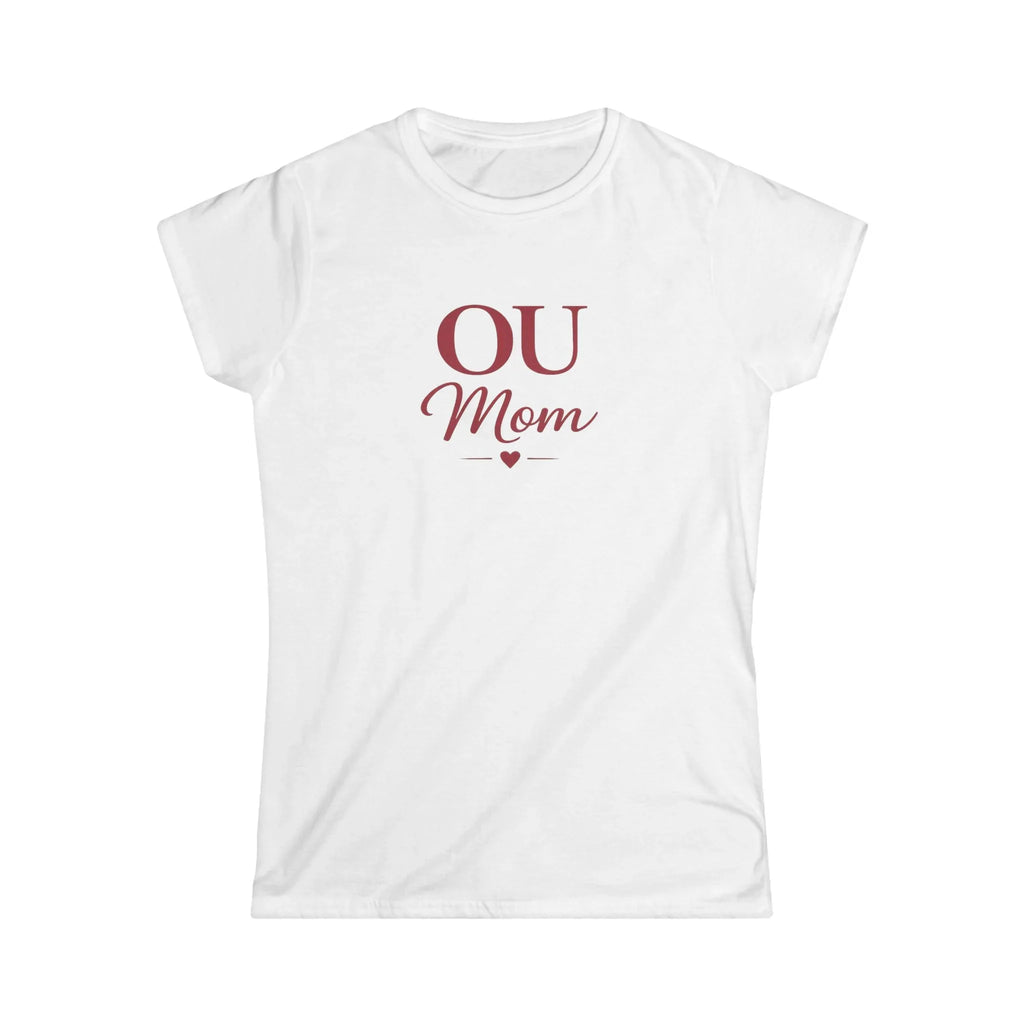 OU Mom T-Shirt — College Pride Mother's Tee, OU Moms Gift for Mother's Day