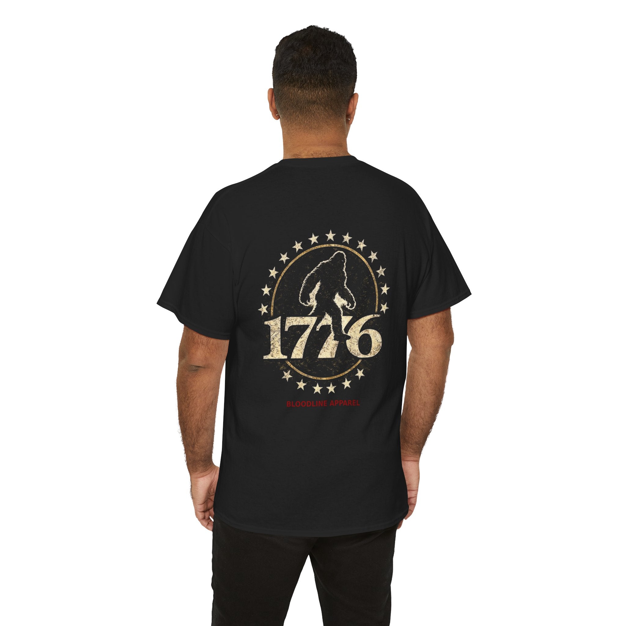 1776 Patriot Tee — Revolutionary Wolf Emblem T-Shirt