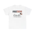 Freedom Charlie Kirk T-Shirt — American Flag Patriotic Tee