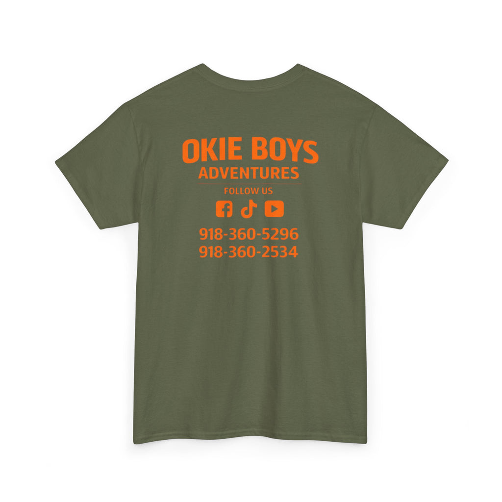 Okie Boys Adventures Graphic Tee — Fishing & Outdoors Logo T-Shirt