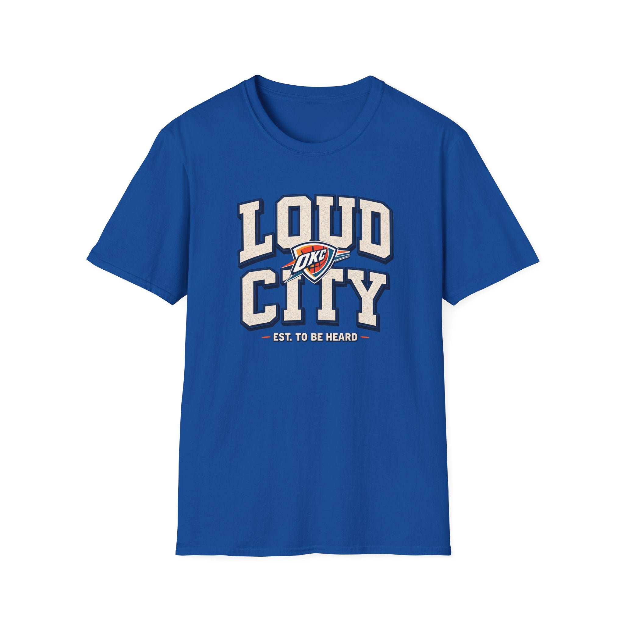 Loud City OKC Graphic T-Shirt — Retro Sports Fan Tee