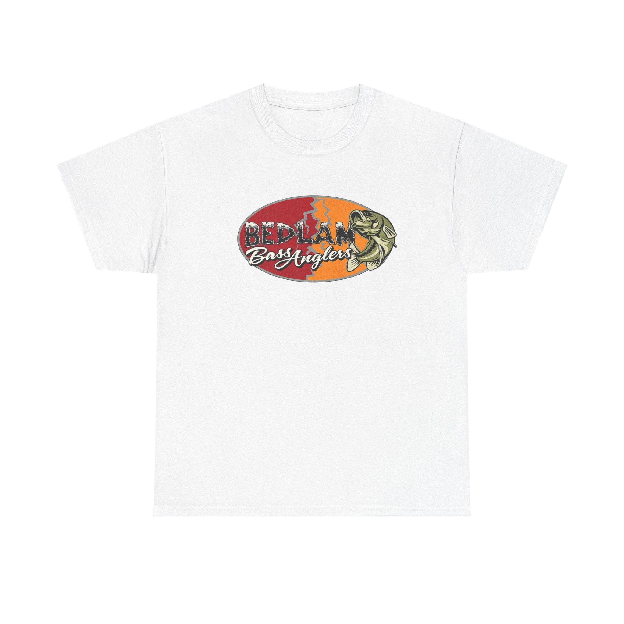Bass Anglers Graphic Tee - "Bedlam" Fishing Logo Shirt