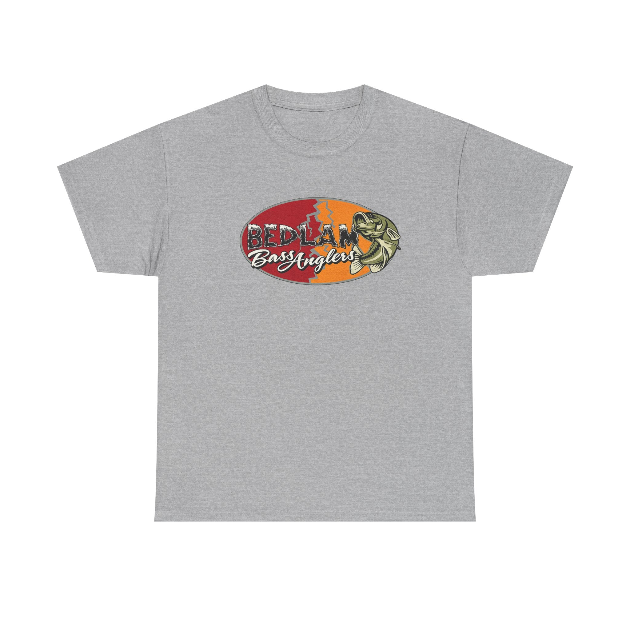 Bass Anglers Graphic Tee - "Bedlam" Fishing Logo Shirt