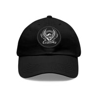 Vintage Motorcycle Customs Leather Patch Dad Hat