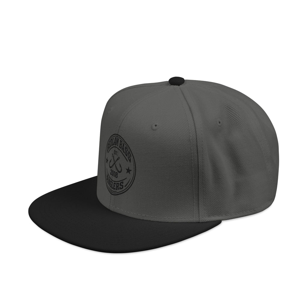 Embroidered Skull & Crossbones Snapback Hat — Gothic Streetwear Cap