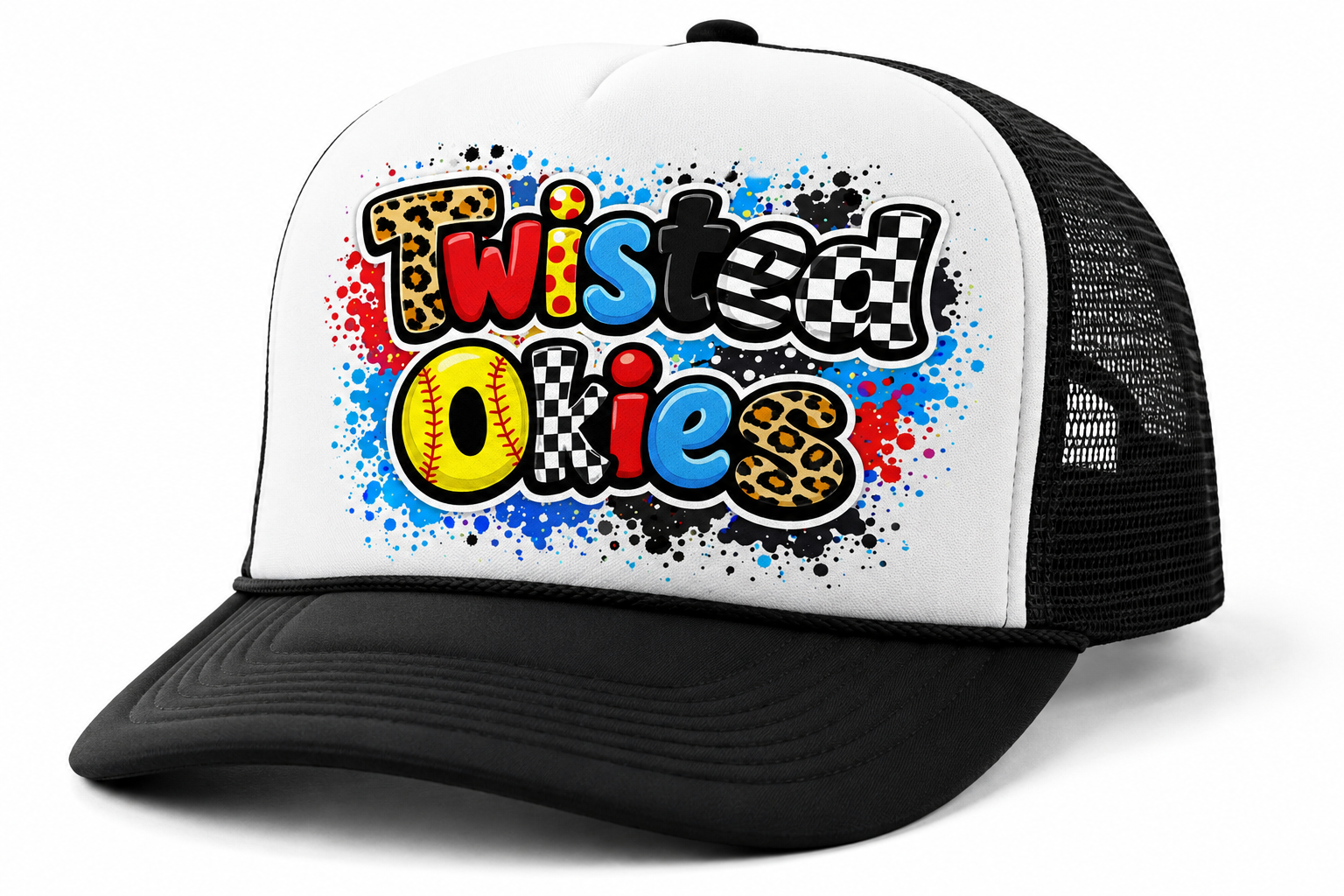 Twisted Okies foam trucker hat