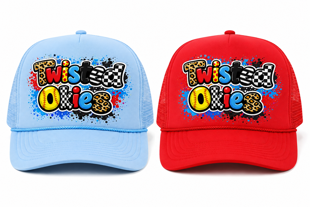 Twisted Okies foam trucker hat