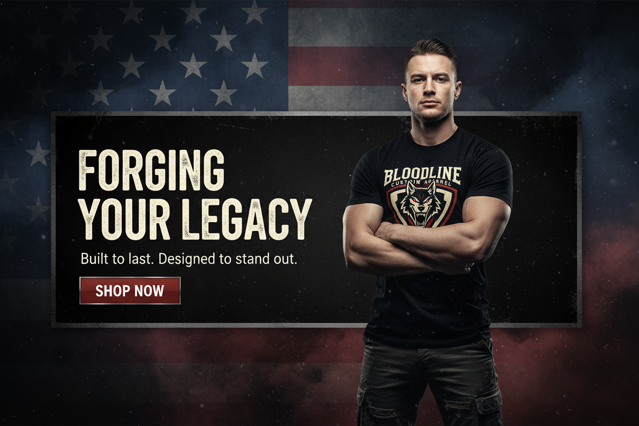 Bloodline Custom Apparel Hero Banner